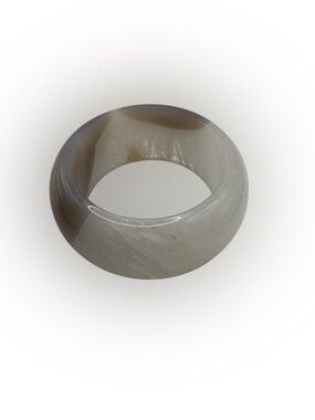 Nature Crystal Quartz Agate Bangle